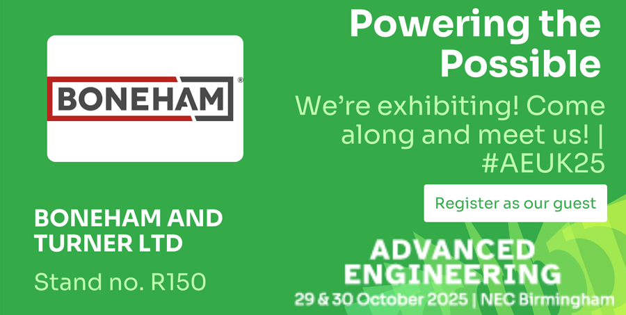 Boneham & Turner Exhibiting At Advanced Engineering 2025 | Boneham & Turner