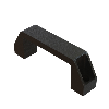74mm Grip x 109mm Long BLACK