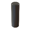 Black Acetal Dowel 3mm x 40mm Chamfered