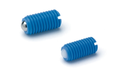 Spring Plunger Technopolymer with Ball End and Slotted Head Spring Plunger Technopolymer with Ball End and Slotted Head
