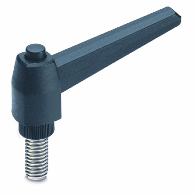 Adjustable Clamping Lever Straight Handle Stainless