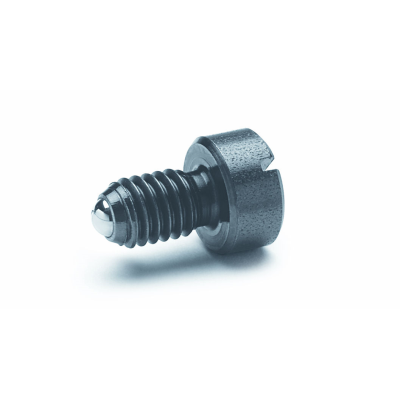 Threaded Plungers with Screwdriver Slotted Head and Ball