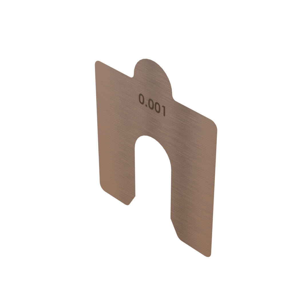 Slotted Alignment Shim Replacement Packs
