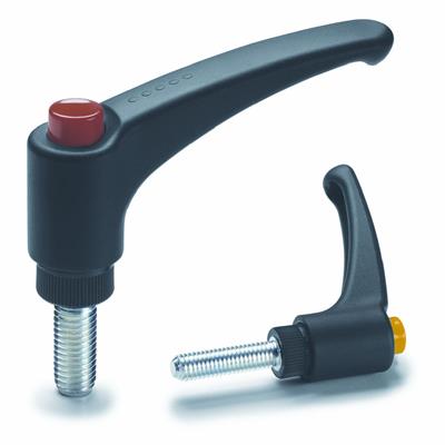 Glass Fibre Reinforced Adjustable Clamping Lever M5 to M16