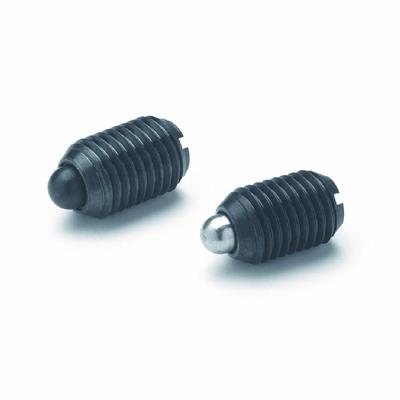 Threaded Bolt Spring Plungers M4 to M24 Blackened