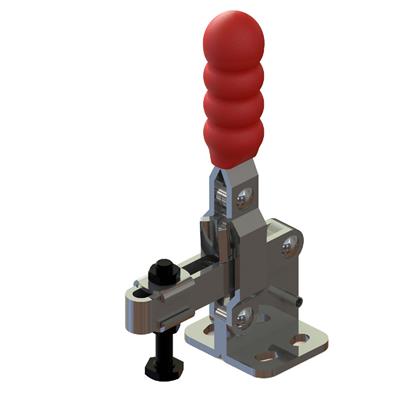 Vertical Toggle Clamp  Flat Base with Slotted Arm 200kg
