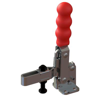 Vertical Toggle Clamp  Flat Base with Slotted Arm 250kg